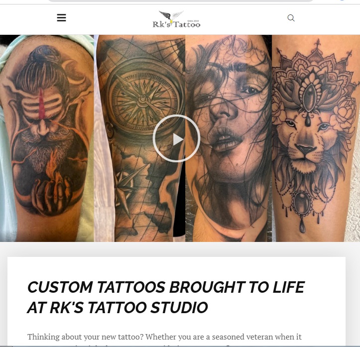 Rk's Tattoo Studio in Candolim, Goa